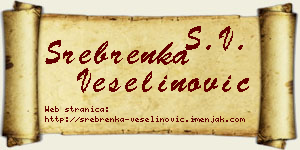 Srebrenka Veselinović vizit kartica